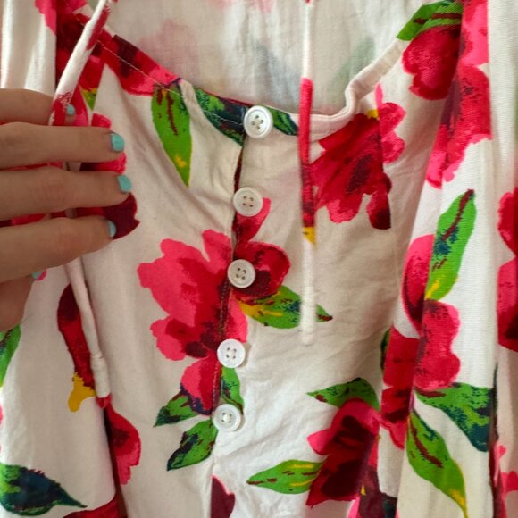 NWT Free People Finer Things Printed Midi Dress - XS - Picture 9 of 10